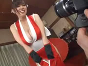 Ooshima Airu Cosplay ngực khủng Natural Tits